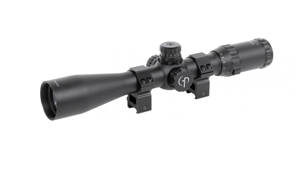 Crosman Center Point PLT Rifle Scope,  4-16x50mm, 30mm Tube, Side Focus Adjustment LR416SFT2