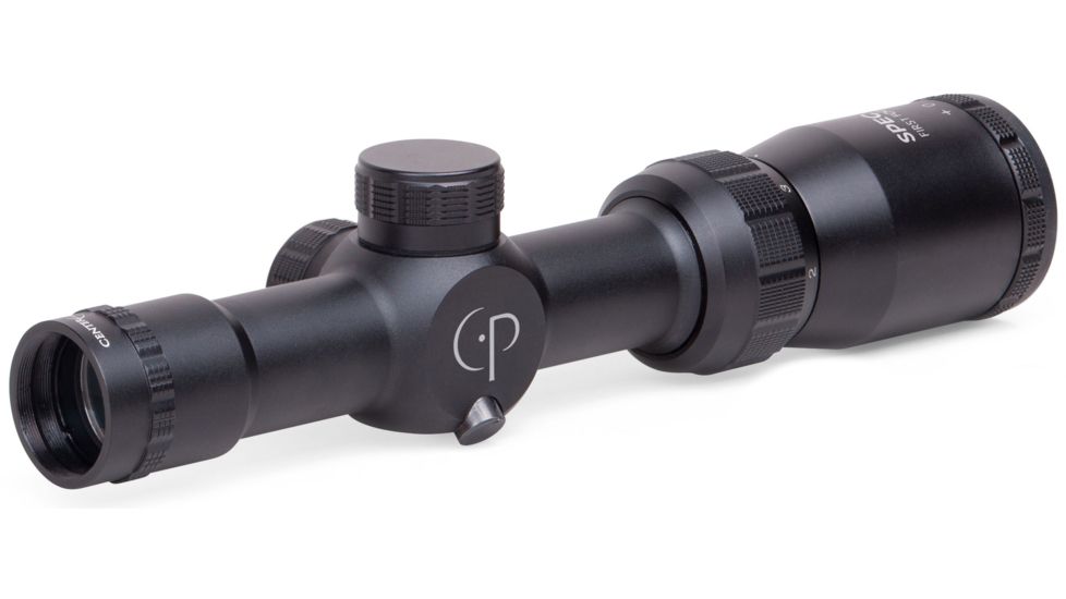 CenterPoint Spectrum 1-4x24mm FFP Rifle Scope, Black, LR142FFP1