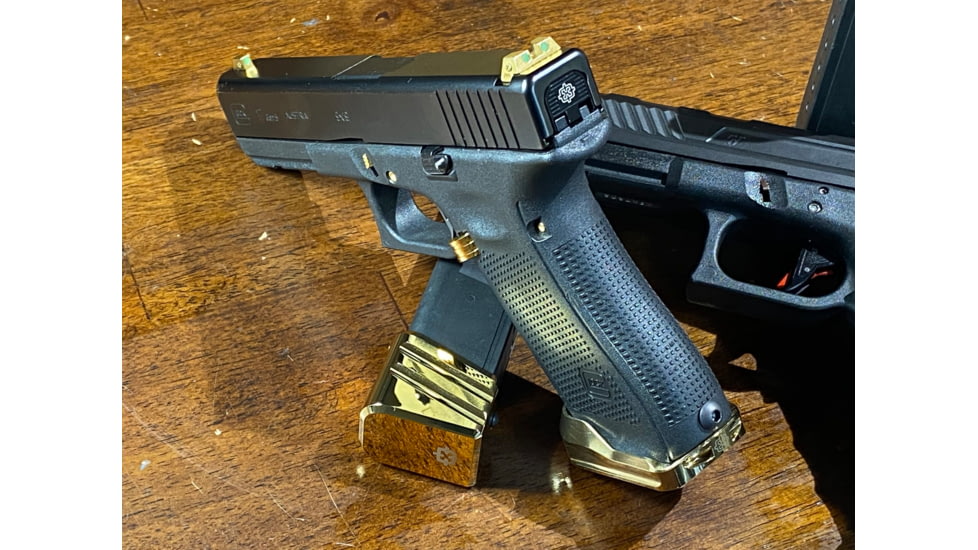 Cross Armory Glow-In-The-Dark Pistol Sights, Gold, Standard, crGSs-gd