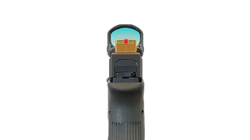 Cross Armory Glow-In-The-Dark Pistol Sights, Gold, Tall, crGSt-gd