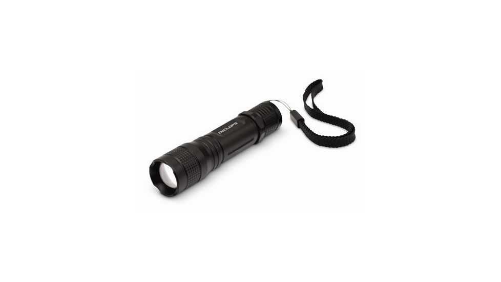 Cyclops 1AA Single Mode Illumination LED Flashlight,100 Lumens,Black CYCTF100