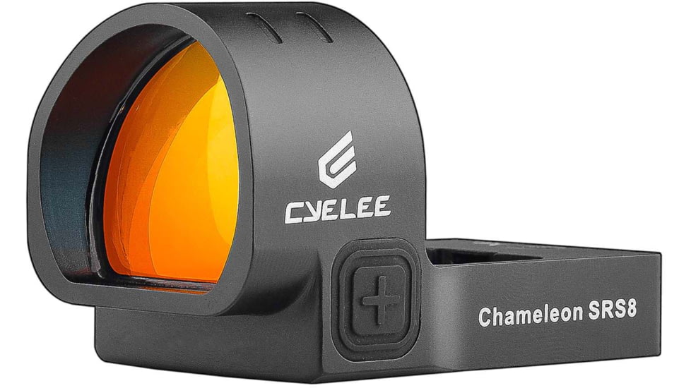 Cyelee Optics Chameleon-SRS8 Reflex Red Dot Sight, 1x26.5x22.5mm, 8 MOA Dot, Black, X004G5E9CB