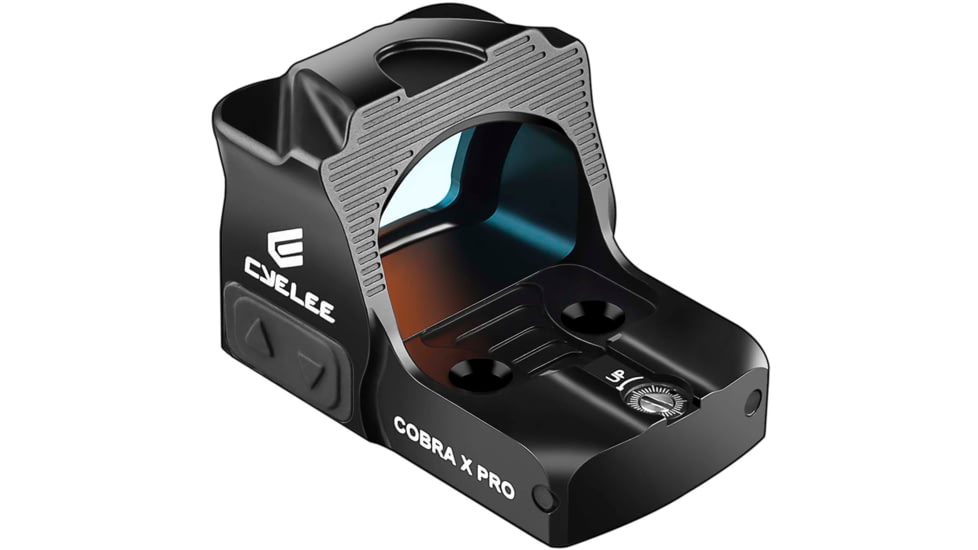 Cyelee Optics Cobra X Pro Reflex Red Dot Sight, 1x24x17mm, 2 MOA Red Dot/26 MOA Circle, Black, X0044B18ZX