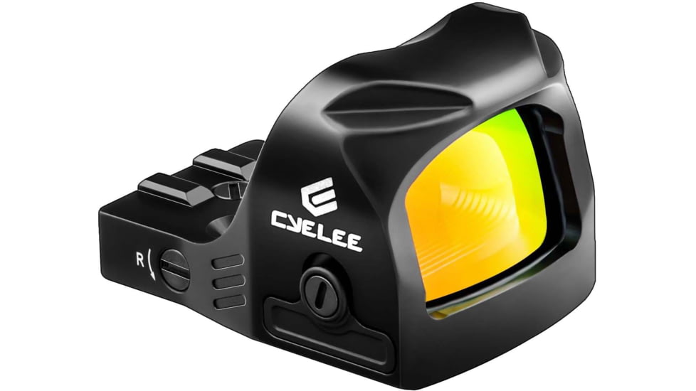 Cyelee Optics Shark X PRO Reflex Red Dot Sight, 1x24x17mm, 2 MOA Dot/26 MOA Circle, Black, X0044ELYGD