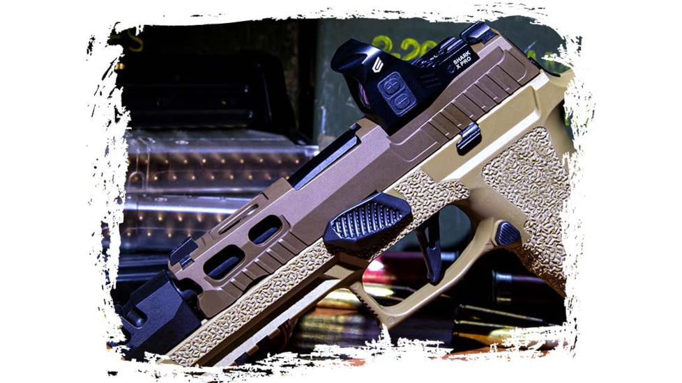 Cyelee Optics Shark X PRO Reflex Red Dot Sight, 1x24x17mm, 2 MOA Dot/26 MOA Circle, Black, X0044ELYGD