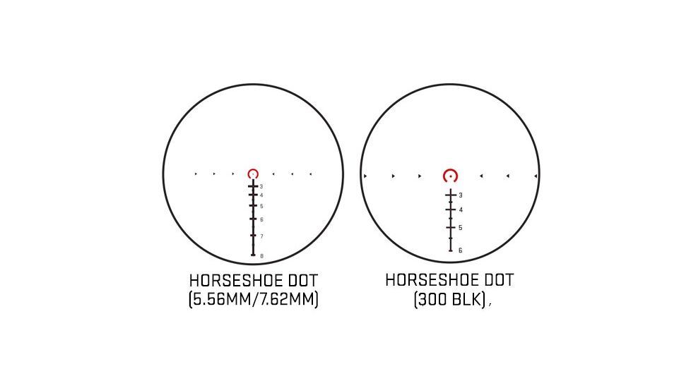 Demo, SIG SAUER Bravo4 .300 Blackout 4x30 Wide Field Battle Sight w/Illuminated Horseshoe Dot Glass Reticle, Graphite SOB44003