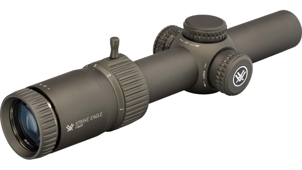 DEMO, Vortex OPMOD Strike Eagle Rifle Scope, 1-8x24, 30mm Tube, Second Focal Plane, AR-BDC3 Reticle, Steel Green, SE-1824-2-OP