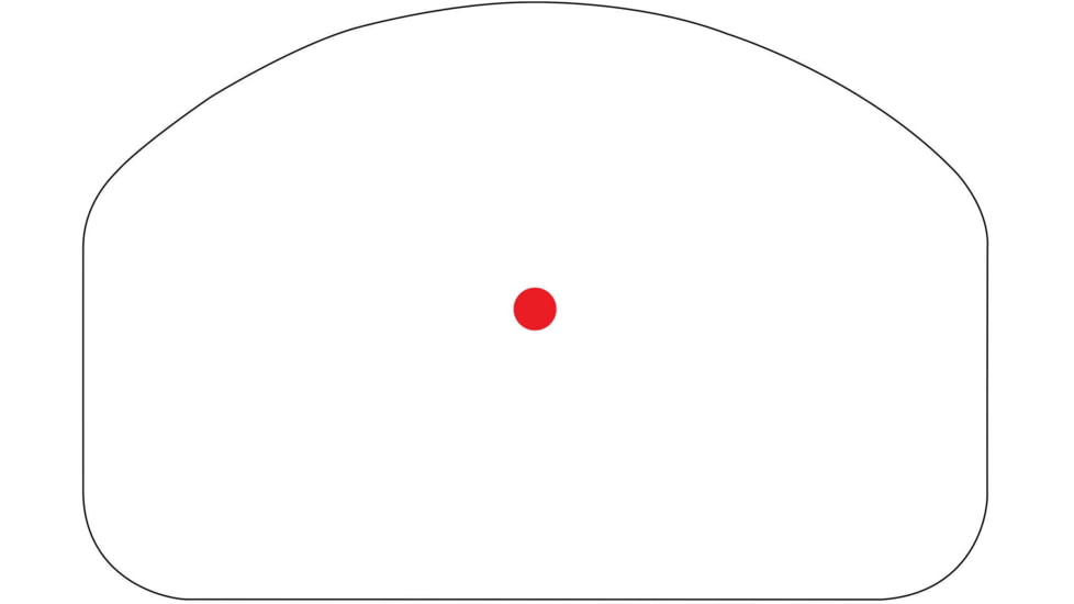 Desert Tech DT 1X Reflex Red Dot Sight with MDR Mount Kit, Black, ACC0142