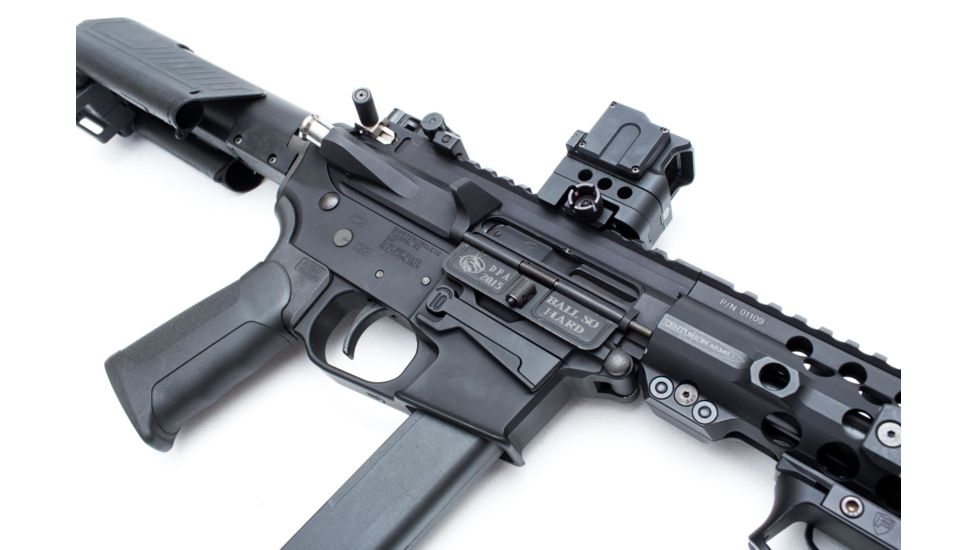 DI Optical Falcon Prismatic Red Dot Sight w/ Push Button Control and Auto Shut Off Mode, Matte Black FC1