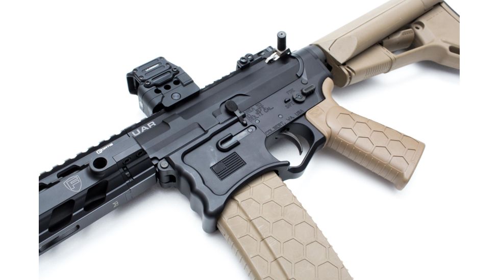 DI Optical Falcon Prismatic Red Dot Sight w/ Push Button Control and Auto Shut Off Mode, Matte Black FC1