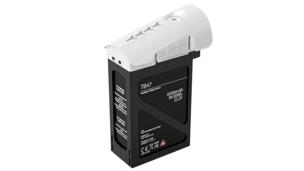 DJI Innovations Inspire 1 TB47 4500mAh Intelligent Flight Battery, Part87, Black / White CPBX000147
