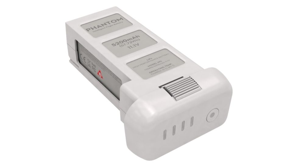 DJI Innovations Phantom 2 Quadcopter Vision Battery, 5200 mAh, Part 1, White CPPT000090