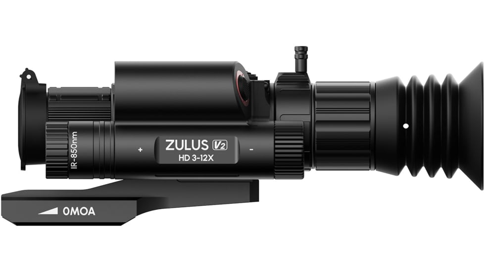DNT Optics Zulus HD 3-12x V2 Night Vision Riflescope w/ Laser Rangefinder