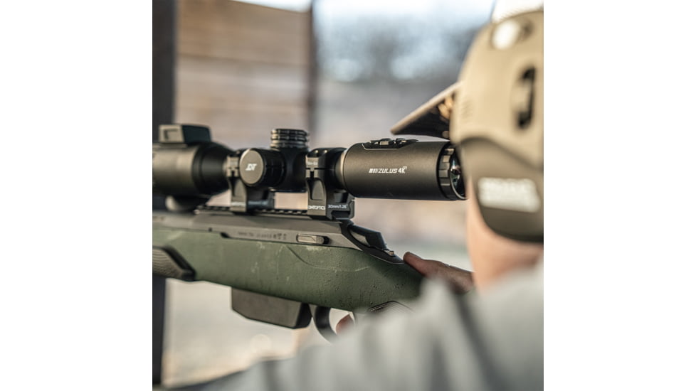 DNT Optics Zulus 4K 3-24x Night Vision Riflescope w/Laser Rangefinder and DNT Ballistic Engine