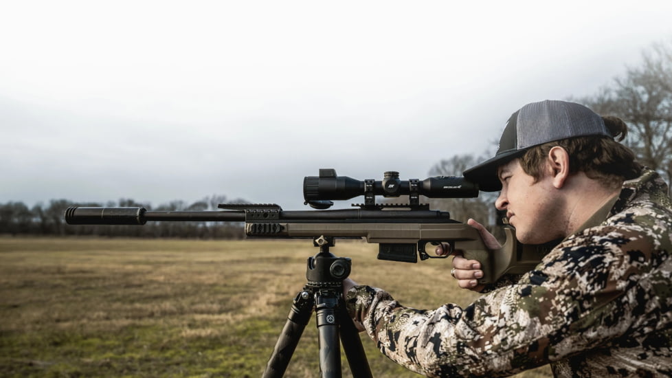 DNT Optics Zulus 4K 3-24x Night Vision Riflescope w/Laser Rangefinder and DNT Ballistic Engine