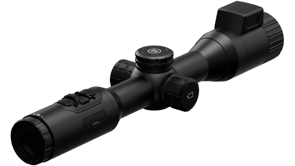 DNT Optics Zulus 4K 3-24x50mm Night Vision Riflescope w/Laser Rangefinder and DNT Ballistic Engine, Black, ZT4K324R