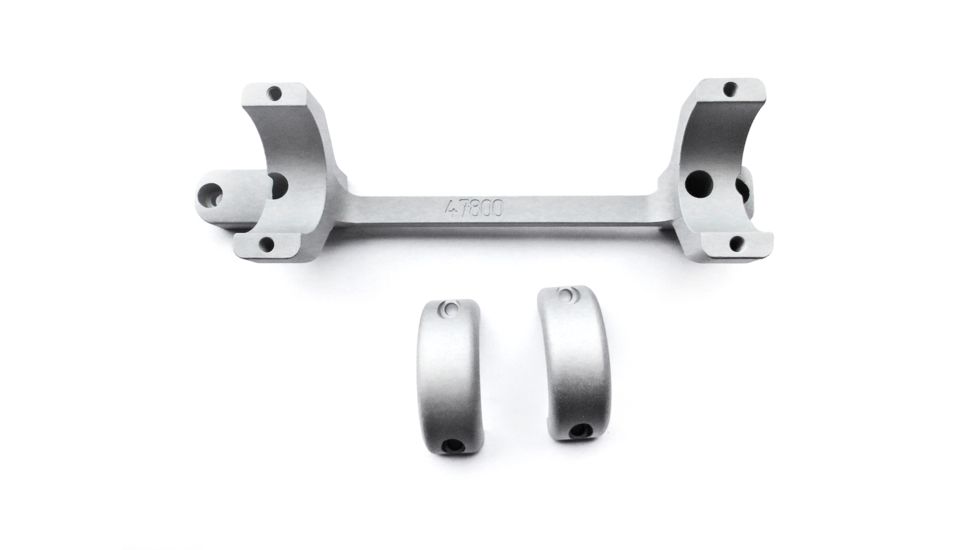 DNZ Products Game Reaper Scope Mount - Kimber 8400 Short Action, High Ring, 1 in Tube, Silver, 14800s