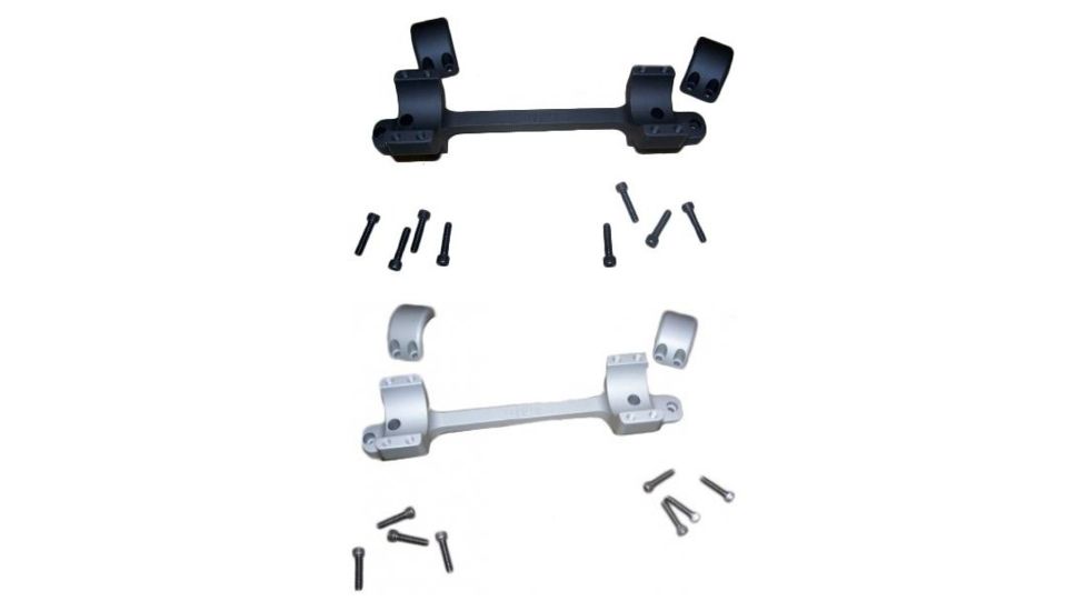 DNZ Winchester Model 70 Long Action 1 Inch Scope Tube, Black, Silver