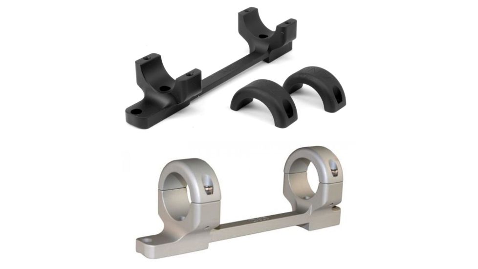 DNZ Winchester Model 70 WSM Action 1 Inch Scope Tube, Black, Silver