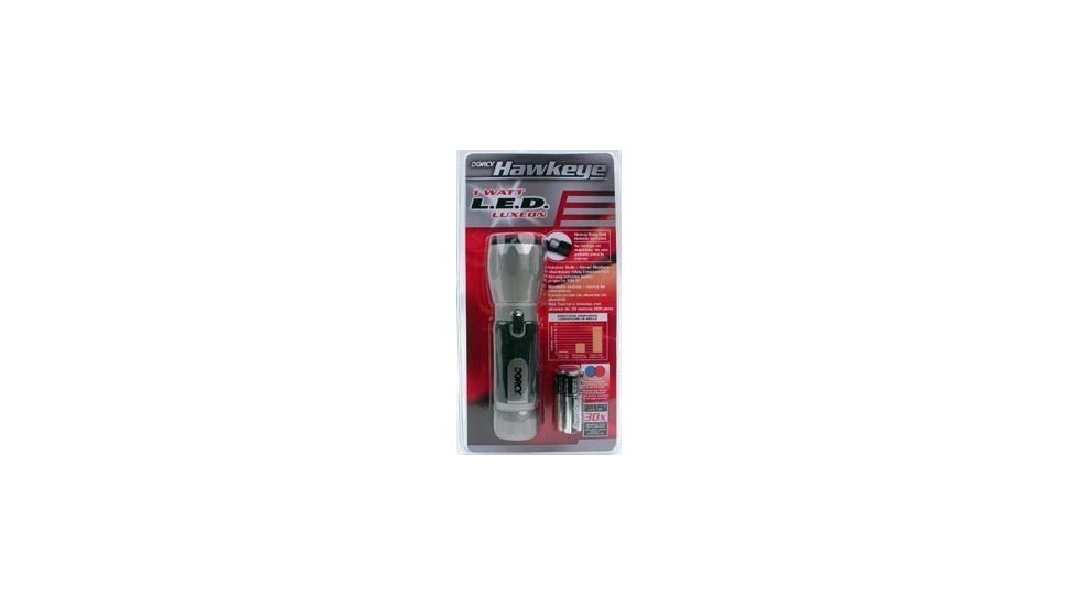 Dorcy 1 Watt- 3AAA Hawkeye LED Flashlight w/ Batteries 41-4279