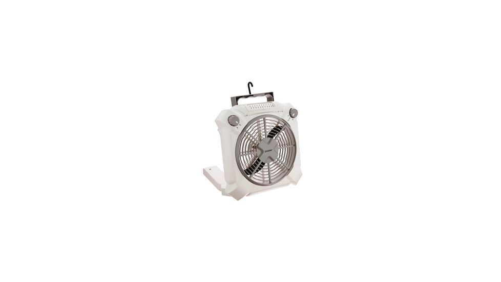 Dorcy 2-Speed Fan and LED Area Light Combo w/Adjustable Settings, White 41-3114