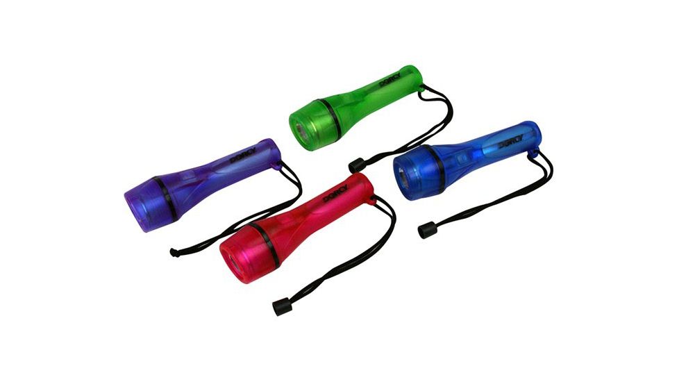 Dorcy 2AA LED Gel Brite Flashlight, Blue, Red, Green, Purple, 41-2952