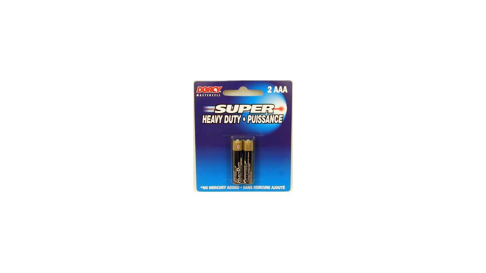 Dorcy AAA Mastercell Heavy Duty Batteries - 2 Per Card 41-1505