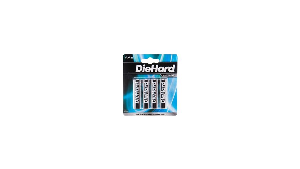 Dorcy Diehard Alkaline Batteries 8AA Batteries Carded 41-1102