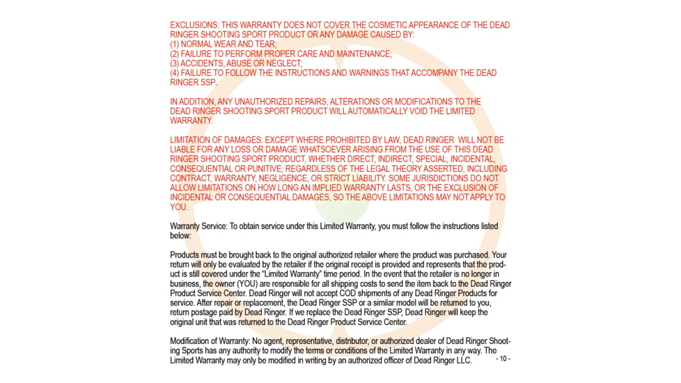 Dead Ringer Dead Ringer 2.5x20mm Scope, Black, DR2728