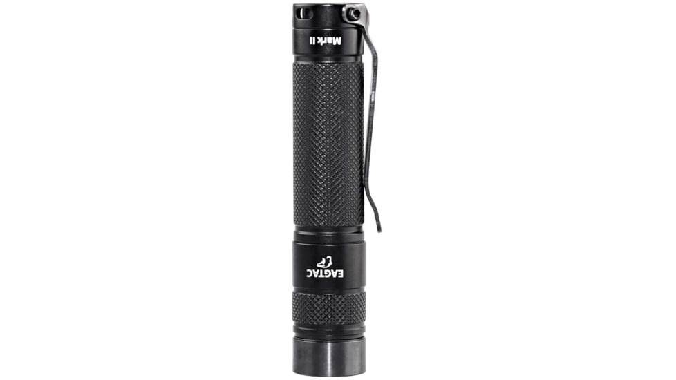 EAGTAC D25A RC MKII Flashlight, 395nm UV LED, 1800 mW, Black, D25A-CLICKY-MKII-395nm-UV