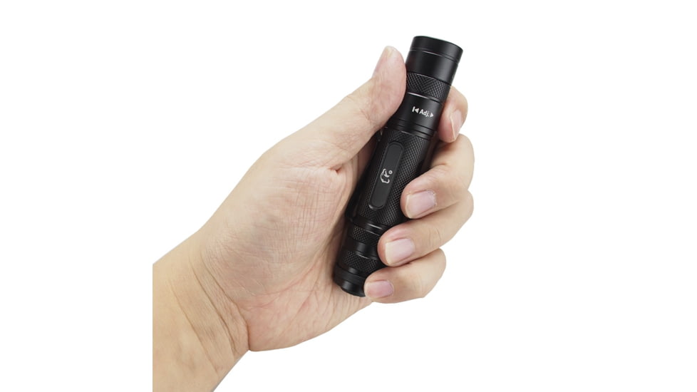 Eagtac D25LC2 Color Flashlight, XM-L COLOR LED, White-331lm, Red-120lm, Royal blue-45lm, Green-240lm, Black, D25LC2-XML-COLOR