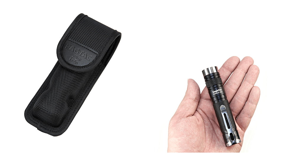 Eagtac D25LC2 Mini  Flashlight, XP-G2 R5 CW LED, 530lm, Black 1726