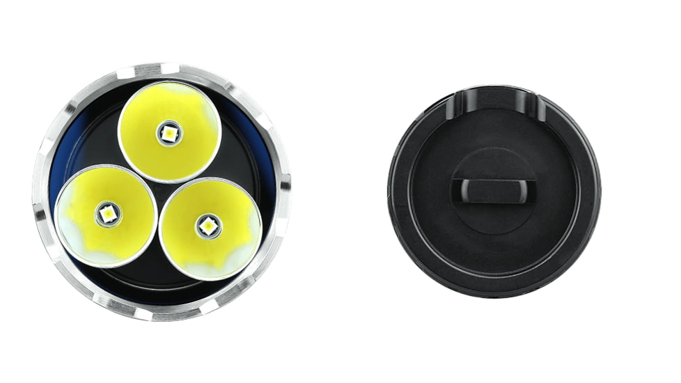 EAGTAC MX25L2-C Flashlight Kit, 3 XP-L HI V2 NW LED, 3204lm, Black, MX25L2C-3*XPLHI-KIT-NW