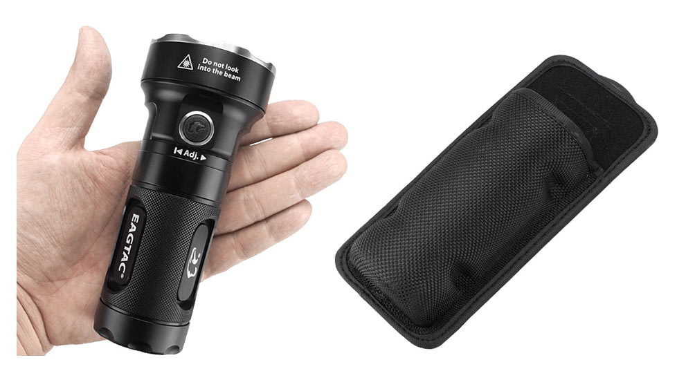 Eagtac MX25L3C  Flashlight Kit, 6 Nichia 219B CRI-92 LED, 2550lm, Black 1868