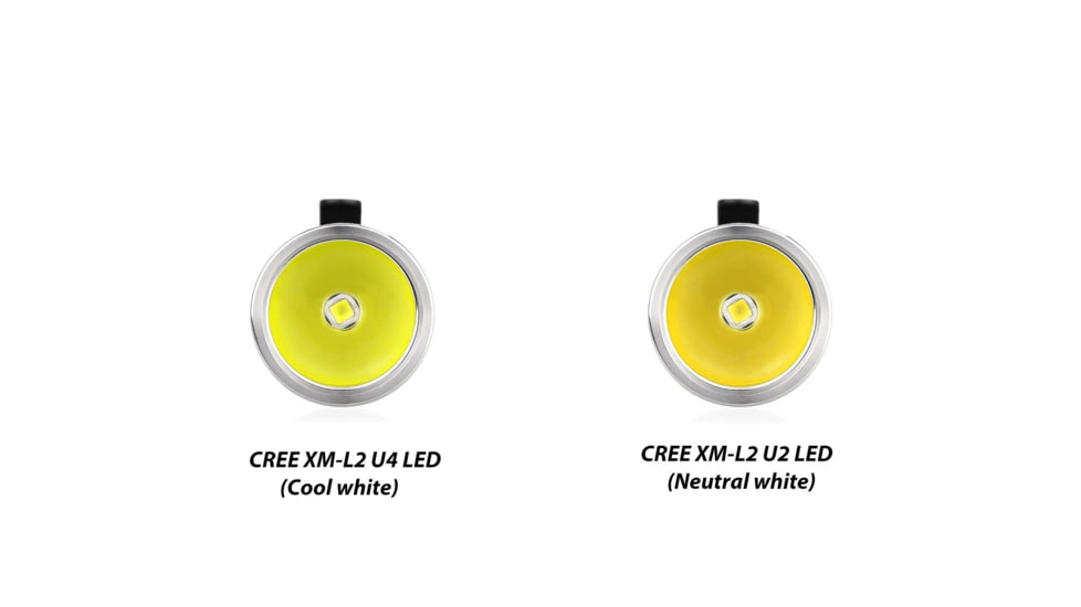 EAGTAC P25LC2 Flashlight, XM-L2 U2 NW LED, 1200lm, Black, P25LC2-XML2-NW