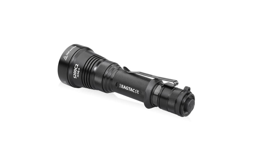 EAGTAC S200C2 Flashlight Weapon Kit, XP-L HI V2 NW LED, 1018lm, Black, S200C2-XPLHI-WEA-KIT-NW