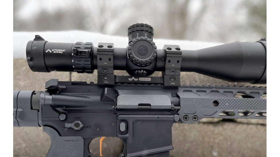 EAW EAW Adjustable 0-40 MOA Scope Mount, Diameter 30mm, Height 22mm, Lever, Black, Small, 482053022021