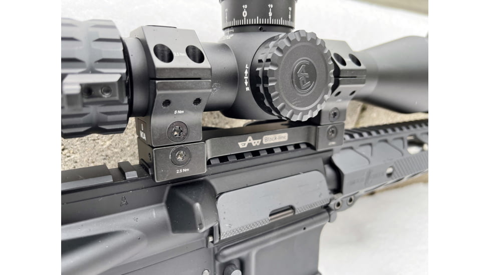 EAW EAW Adjustable 0-40 MOA Scope Mount, Diameter 30mm, Height 22mm, Lever, Black, Small, 482053022021