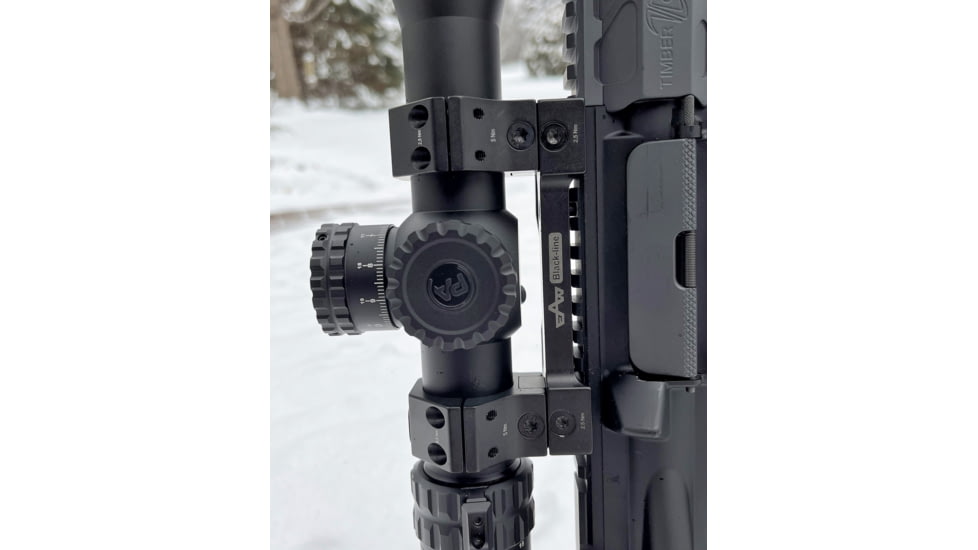 EAW EAW Adjustable 0-40 MOA Scope Mount, Diameter 30mm, Height 22mm, Lever, Black, Small, 482053022021