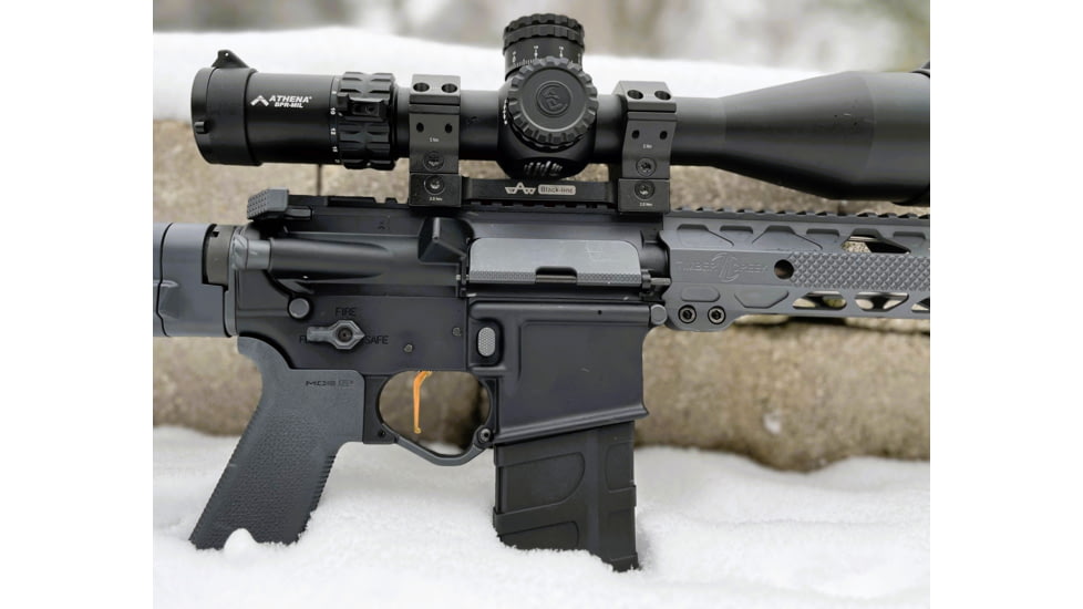 EAW EAW Adjustable 0-40 MOA Scope Mount, Diameter 30mm, Height 22mm, Lever, Black, Small, 482053022021