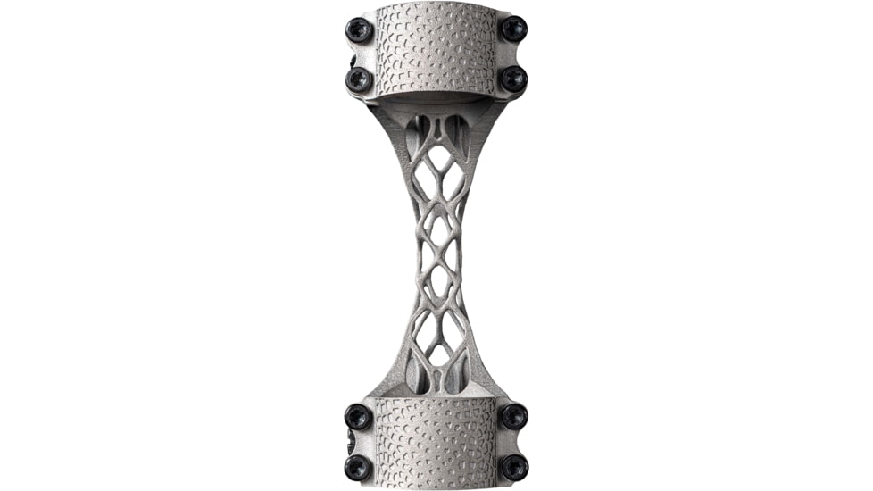 EAW EAW Bionic 3D Printed Titanium Scope Mount w/Screw, Diameter 30mm, Height 18mm, Silver/Grey, Small, 481333018021