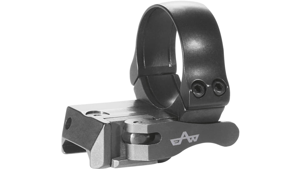 EAW EAW Extended Quick Release Roll Off Scope Mount w/Middle Extension, Diameter 34mm, Height 15mm, 24mm To The Middle Extension, Lever, Black, Small, 470023415021