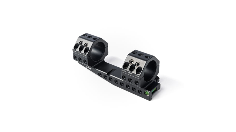 EAW German Tactical Mount Extended Fixed Blockmount, Tube Diameter 30mm, Height 15mm, Extension 70mm, Screw, Black, 62005