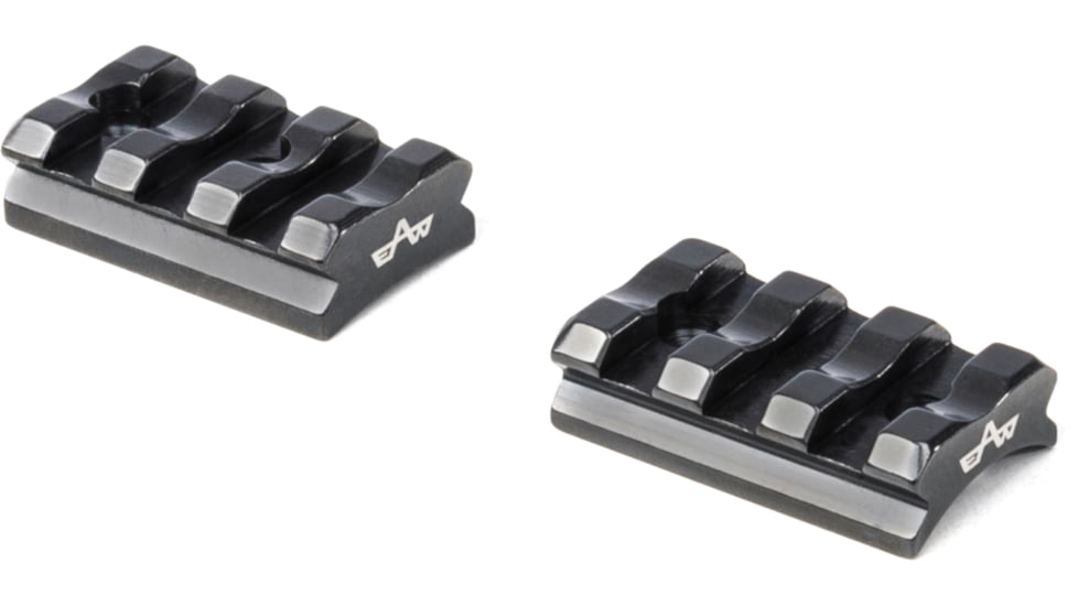 EAW K98 without bulb Mauser Picatinny Base Pair, Black, Small, 428310010