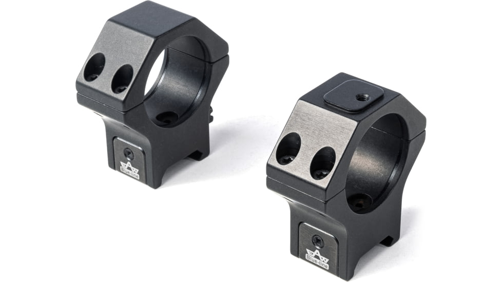 EAW Tactical Shape Blue Line Roll Off Scope Mount, Diameter 34mm, Height 15mm, Screw, Black, Small, 472003415021