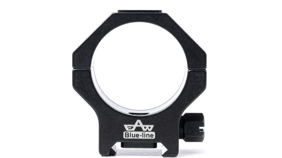 EAW Tactical Shape Blue Line Roll Off Scope Mount, Diameter 36mm, Height 10mm, Screw, Black, Small, 472003610021