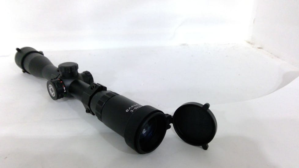 EDEMO Barska 3-9x32 IR Blackhawk Rifle Scope, 1in, Illuminated Mil-Dot Reticle, Black Matte, AC12451, EDEMO1