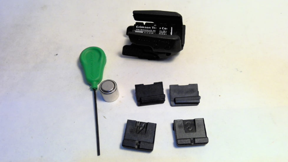 EDEMO Crimson Trace Rail Master Green Laser Sight, Black, Universal Fit CMR-206, EDEMO2