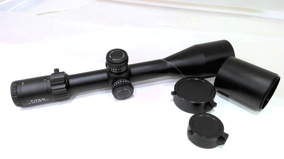 EDEMO Element Optics Titan Rifle Scope, 5-25x56mm, 34mm Tube, First Focal Plane, EHR - 2D Reticle MOA, Matte Finish, Black, 50023, EDEMO1