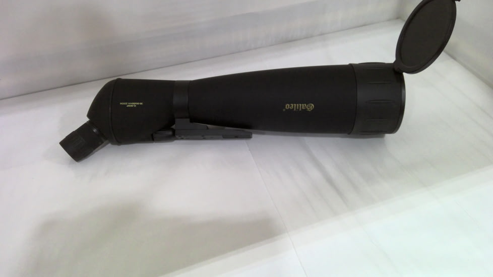 EDEMO Galileo G-90SP 30-90x90mm Zoom Spottig Scope w/Smartphone Adapter and Shoulder Case, Black, NSN N, G-90SP, EDEMO3